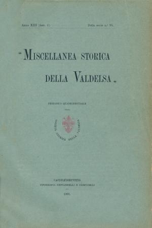Miscellanea Storica della Valdelsa anno 1905